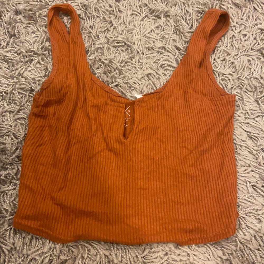 Burnt Orange Crop Top NWT
